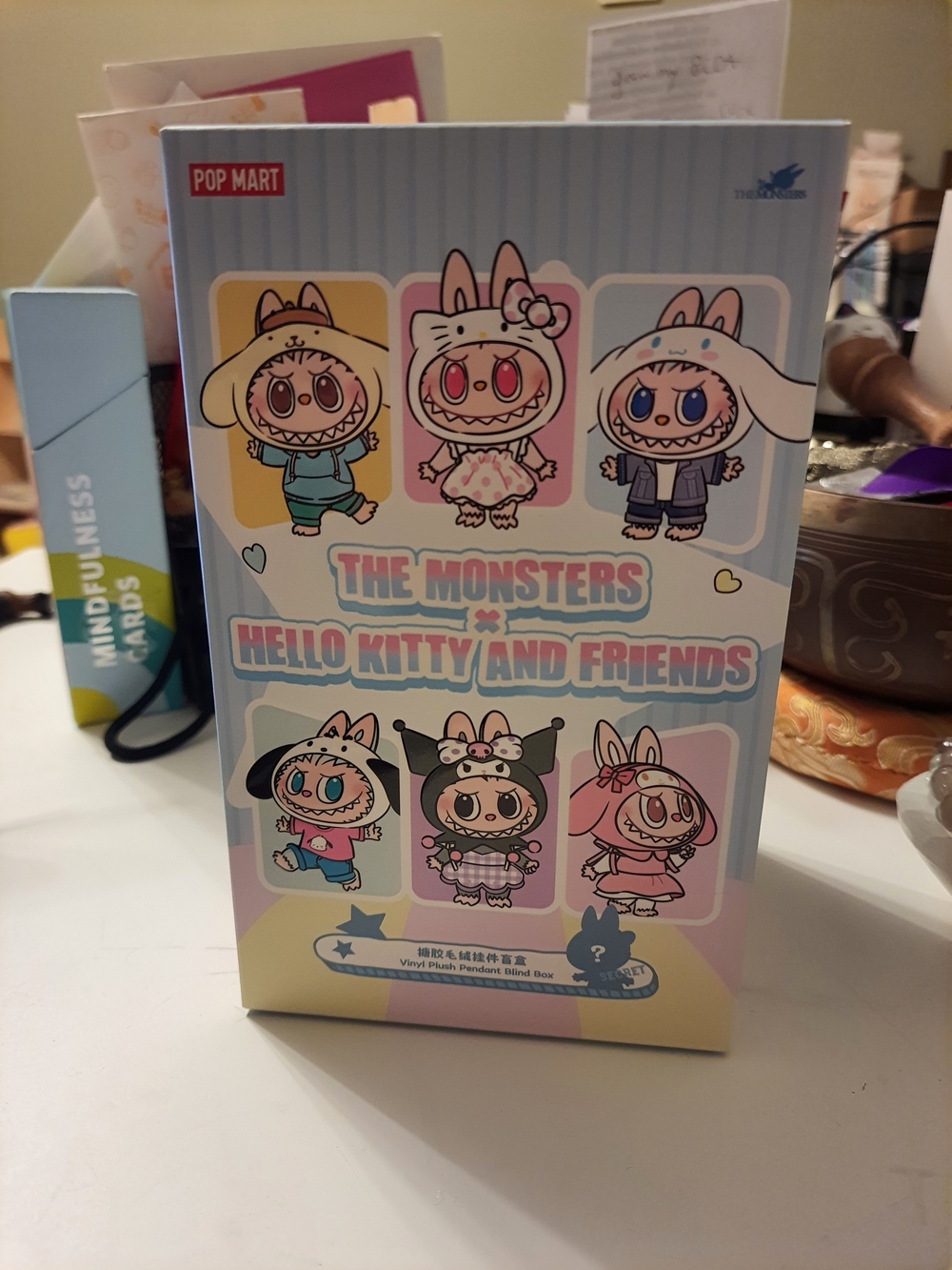 Authentic POP MART The Monsters x Hello Kitty And Friends Vinyl Plush Blind Box